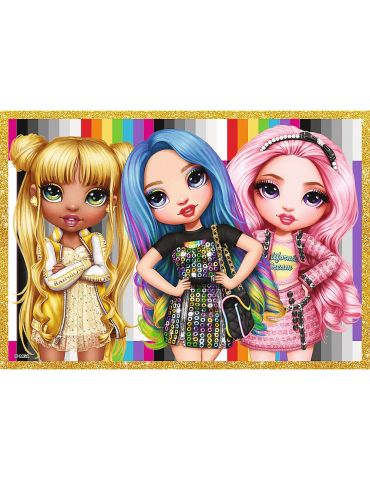 Trefl Puzzle Rainbow High 10w1 Kolekcja modnych laleczek