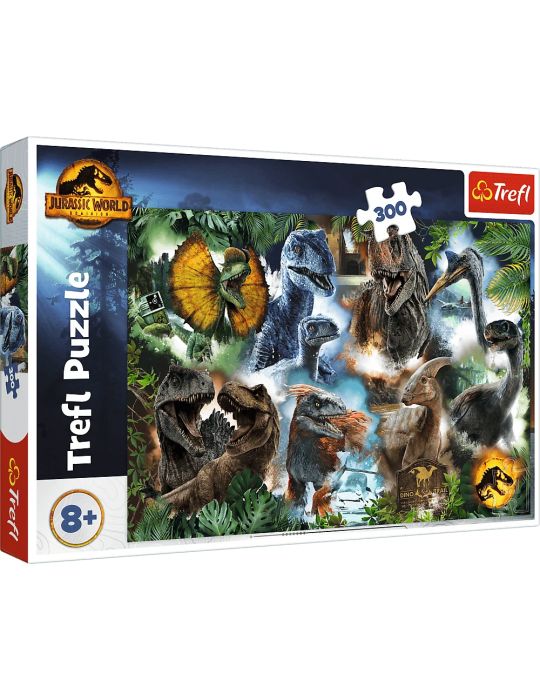 Trefl Puzzle Ulubione dinozaury 300 elementów