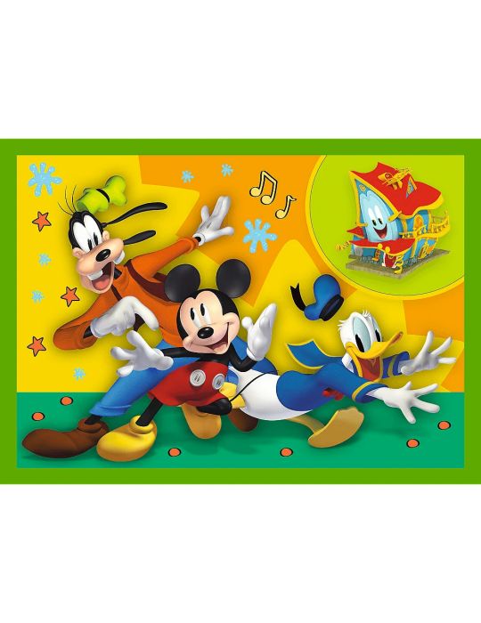 Trefl Puzzle Myszka Miki wśród przyjaciół 4w1
