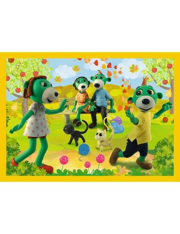 Trefl Puzzle Wspólne zabawy Treflików Rodzina Treflików 4w1