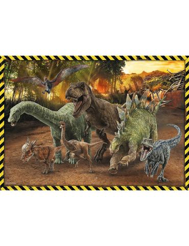 Trefl Puzzle Dinozaury z Parku Jurajskiego Jurassic World 200 elementów