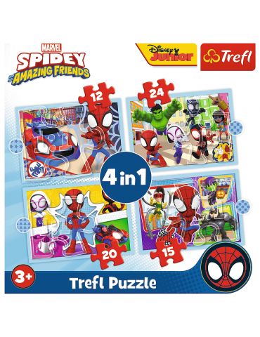 Trefl Puzzle Ekipa Spiday'a 4w1