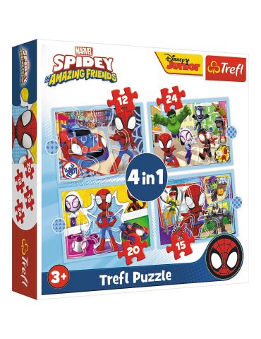 Trefl Puzzle Ekipa Spiday'a 4w1