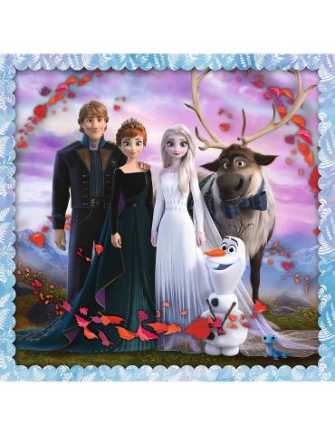 Trefl Puzzle Magiczna Opowieść Frozen Kraina lodu 3w1