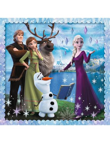 Trefl Puzzle Magiczna Opowieść Frozen Kraina lodu 3w1