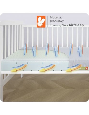 Fiki Miki Materac piankowy 120x60 Fikuśny sen 3D