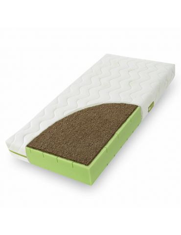 Fiki Miki Materac kokosowo piankowy 120x60 KOKO Natura baby