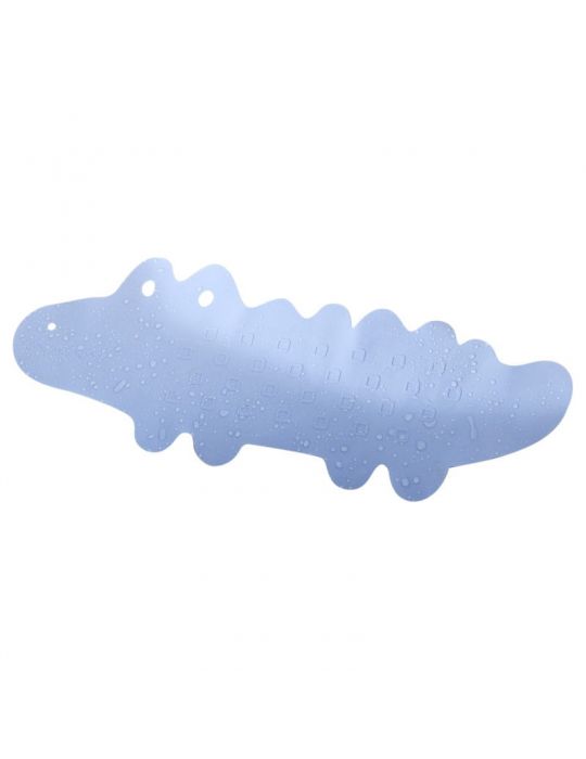 Bocioland Mata antypoślizgowa do kąpieli Krokodyl niebieska