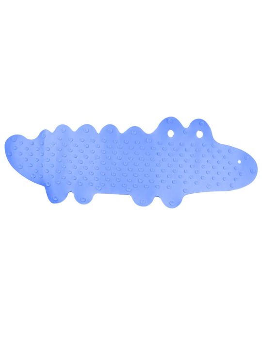Bocioland Mata antypoślizgowa do kąpieli Krokodyl niebieska