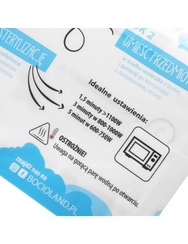 Bocioland Woreczki do sterylizacji 5 sztuk Bocioland Woreczki do sterylizacji 5 sztuk