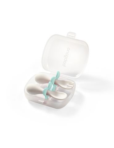 BabyOno Sztućce ergonomiczne miętowe