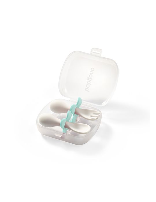 BabyOno Sztućce ergonomiczne miętowe