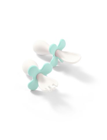 BabyOno Sztućce ergonomiczne miętowe