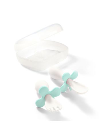 BabyOno Sztućce ergonomiczne miętowe