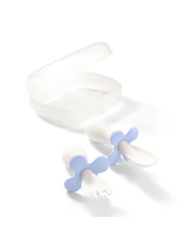 BabyOno Sztućce ergonomiczne niebieskie