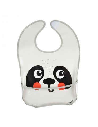 Canpol babies Śliniak zmywalny z kieszenią BabiesBoo panda Canpol babies Śliniak zmywalny z kieszenią BabiesBoo panda