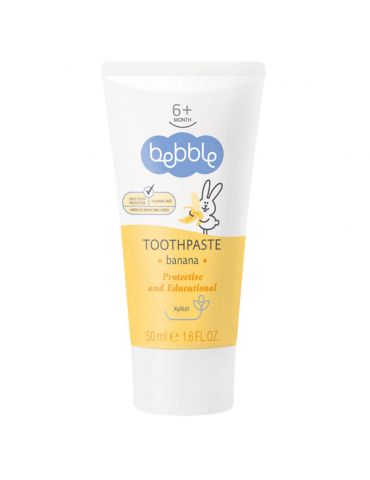 Bebble Pasta do mycia zębów 6m+ banan