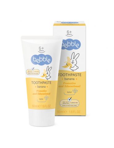 Bebble Pasta do mycia zębów 6m+ banan
