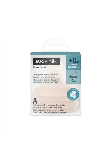 Suavinex Smoczki o regulowanym przepływie do butelki Zero Zero 0m+