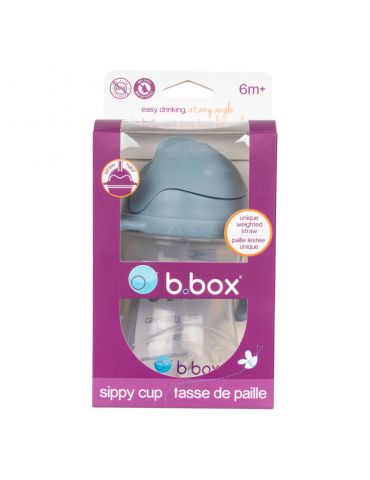 B.Box Bidon ze słomką 240ml Błękitny