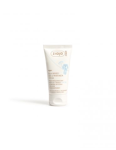 Ziaja Med Krem przeciwsłoneczny do twarzy SPF 50 wodoodporny 6m+ Ziaja Med Krem przeciwsłoneczny do twarzy SPF 50 wodoodporny 6m+