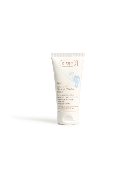 Ziaja Med Krem przeciwsłoneczny do twarzy SPF 50 wodoodporny 6m+