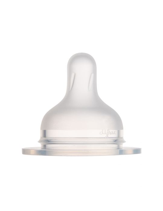 Canpol Babies Smoczek silikonowy do butelki S-Shape XL szybki/kaszka 9m+ 2 szt.
