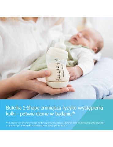 Canpol Babies Butelka antykolkowa S-Shape 310 ml