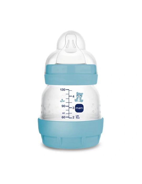 MAM Butelka Anti-Colic Perfect Start 130ml 0m niebieska