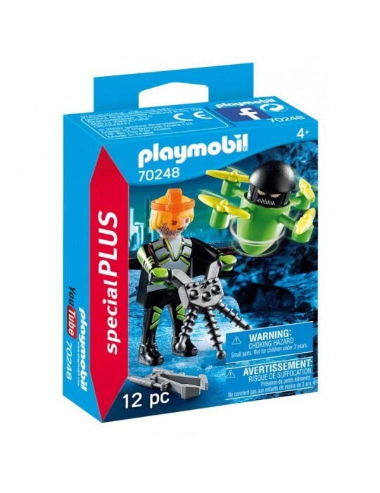 Playmobil Agent z dronem