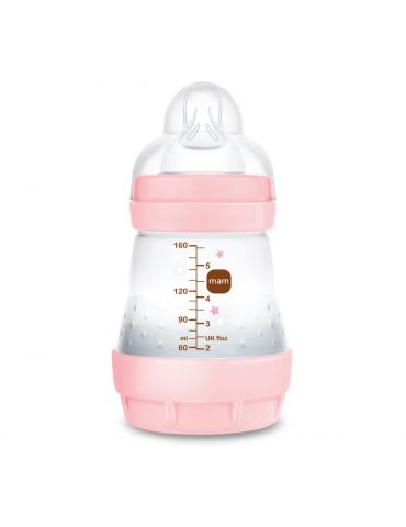 MAM Butelka Anti-Colic Perfect Start 160ml 0m+ różowa