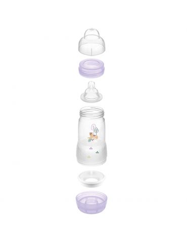MAM Butelka Anti-Colic Perfect Start 160ml 0m+ fioletowa