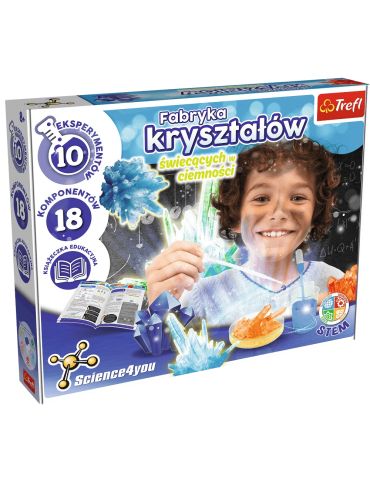 Trefl Fabryka kryształów świecących w ciemnościach