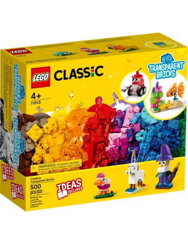 Lego Classic Kreatywne przezroczyste klocki