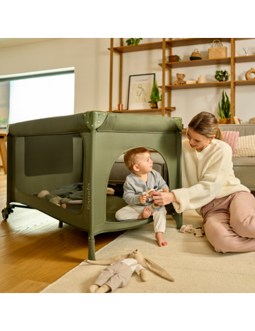 Lionelo Łóżeczko turystyczne Jasmin Easy Fold Beige Sand