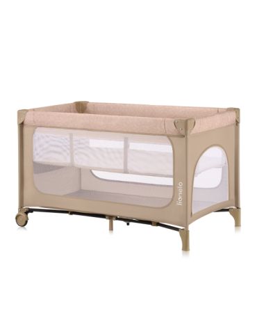 Lionelo Łóżeczko turystyczne Jasmin Easy Fold Beige Sand
