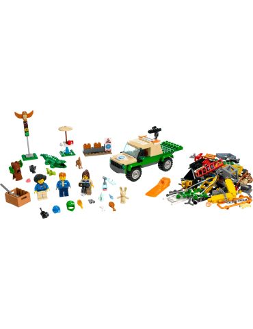 Lego City Misja ratowania dzikich zwierząt Lego City Misja ratowania dzikich zwierząt