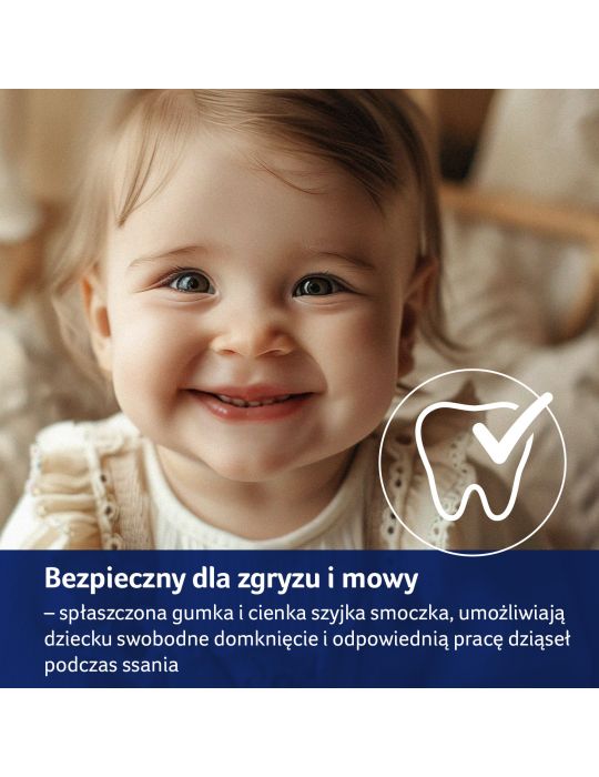 Lovi Smoczek silikonowy dynamiczny 6-18m Night&day Hedgehog