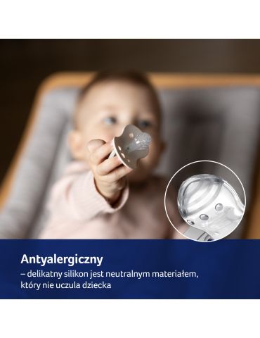 Lovi Smoczek silikonowy dynamiczny 0-6m Night&day Hedgehog Lovi Smoczek silikonowy dynamiczny 0-6m Night&day Hedgehog