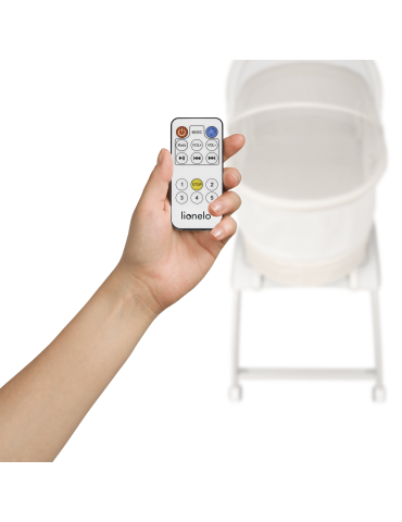 Lionelo Łóżeczko Coral White