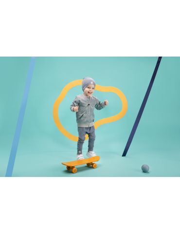 Pinokio Bluza niemowlęca bawełniana rozpinana Fun time mięta