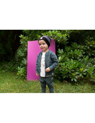Pinokio Bluza niemowlęca bawełniana rozpinana Le tigre zielona Pinokio Bluza niemowlęca bawełniana rozpinana Le tigre zielona