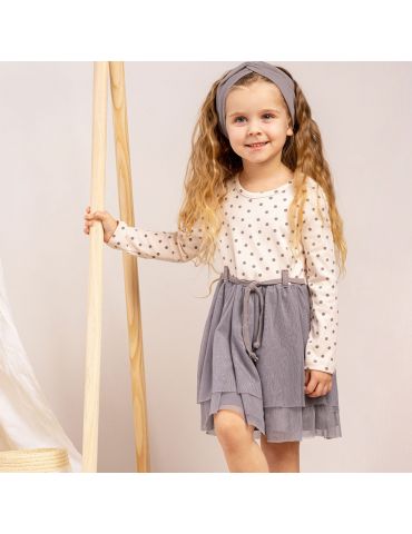 Nicol Sukienka bawełniana z tiulem Sara