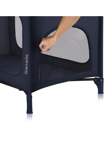 Lionelo Łóżeczko turystyczne Jasmin Easy Fold Blue Navy
