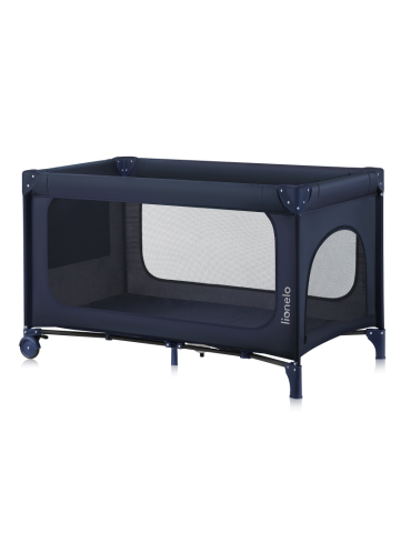 Lionelo Łóżeczko turystyczne Jasmin Easy Fold Blue Navy