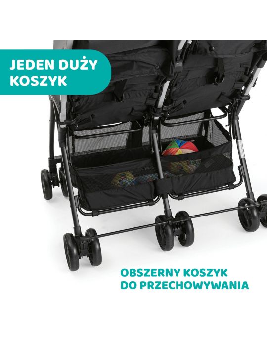 Chicco Ohlala Twin Wózek spacerowy Black night