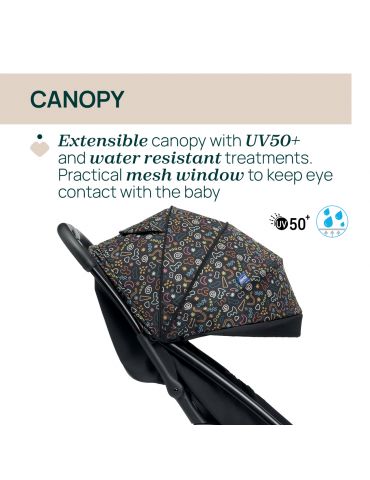 Chicco Glee Wózek spacerowy Playful black Chicco Glee Wózek spacerowy Playful black