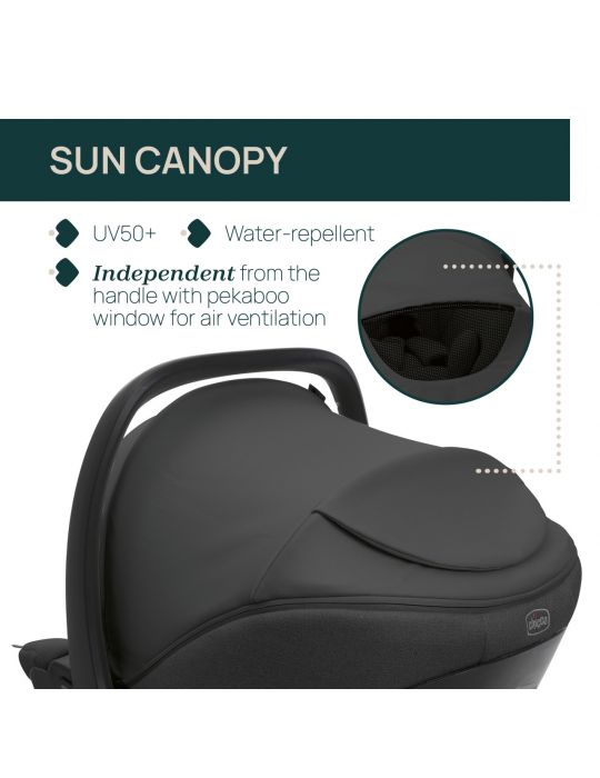 Chicco Bellagio Wózek głęboko-spacerowy Black satin + fotelik Kory plus