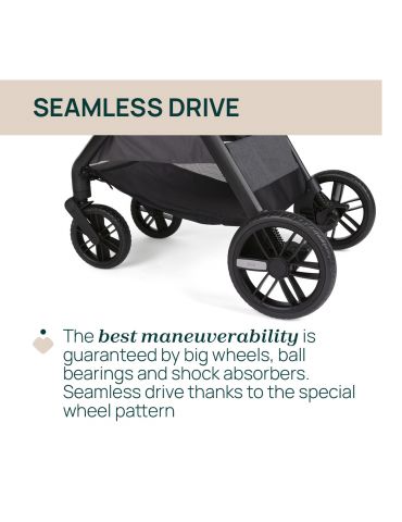 Chicco Bellagio Wózek głęboko-spacerowy Black satin + fotelik Kory plus