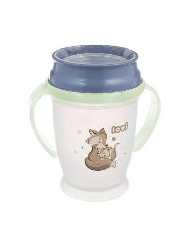 Lovi Kubek 360° Night&Day FOX świecący w ciemności 250 ml